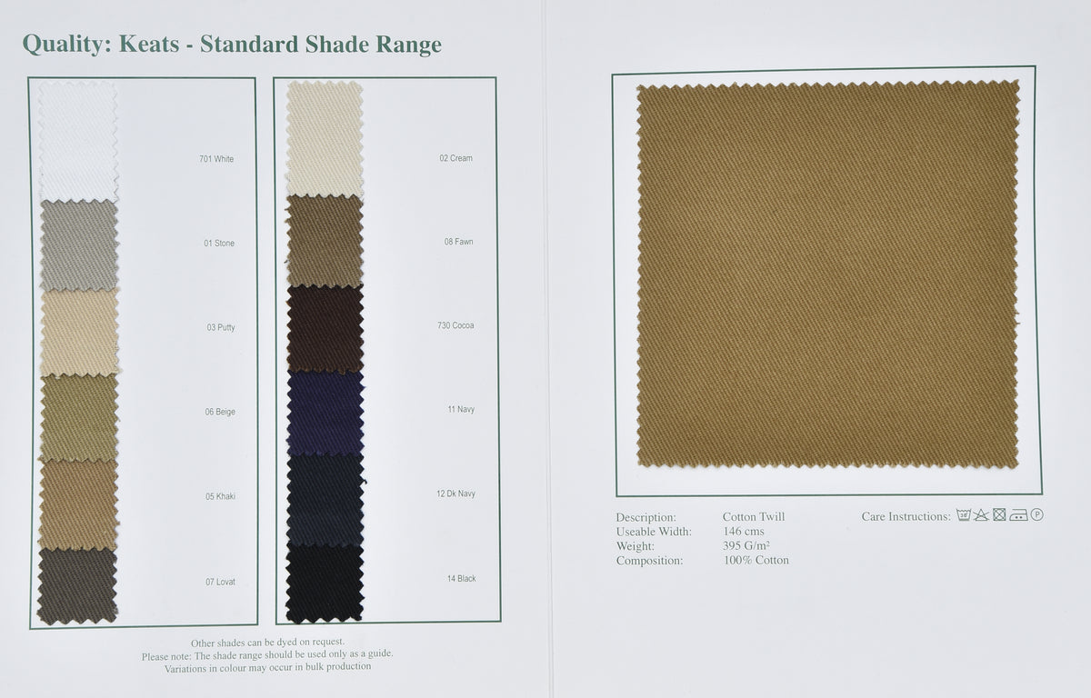 Brisbane Moss Cocoa Heavy Cotton Twill - 6