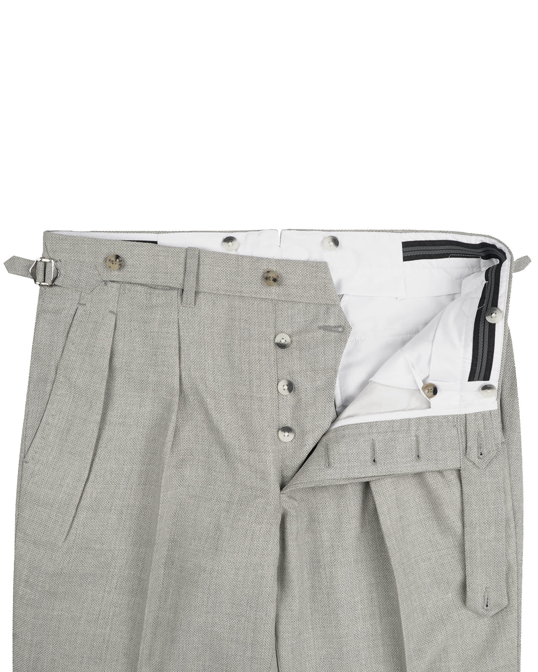 Vitale Barberis Canonico -  Light Grey Hopsack - 2