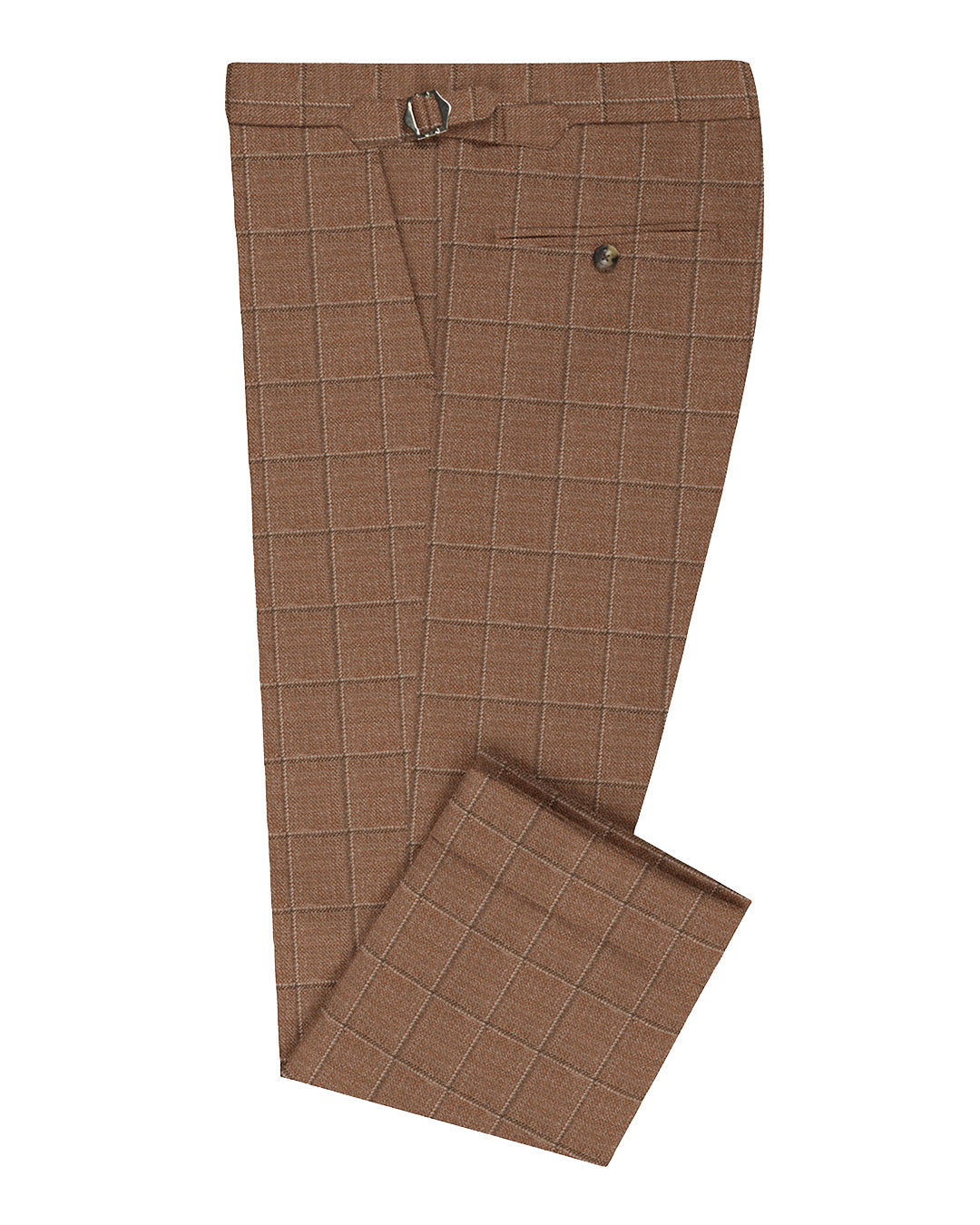 EThomas Burn Orange Tattersal plaid - 1