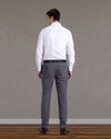 Pleated  Vitale Barberis Canonico Grey Dress Pant