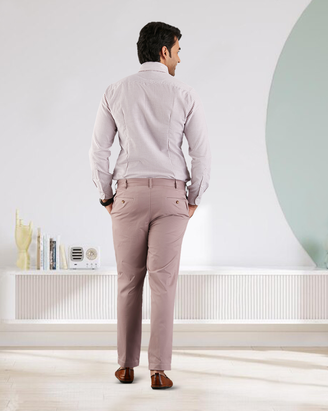 Genoa Chino Pant Purple Fade - 5