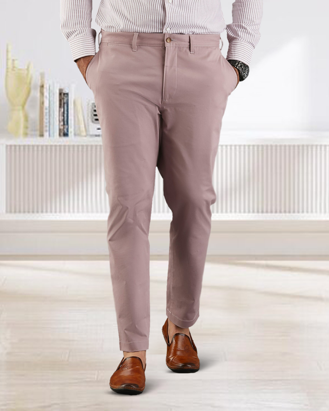 Genoa Chino Pant Purple Fade - 1