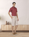 Genoa Pastel Pink Shorts