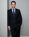Washable Wool Suit: Black