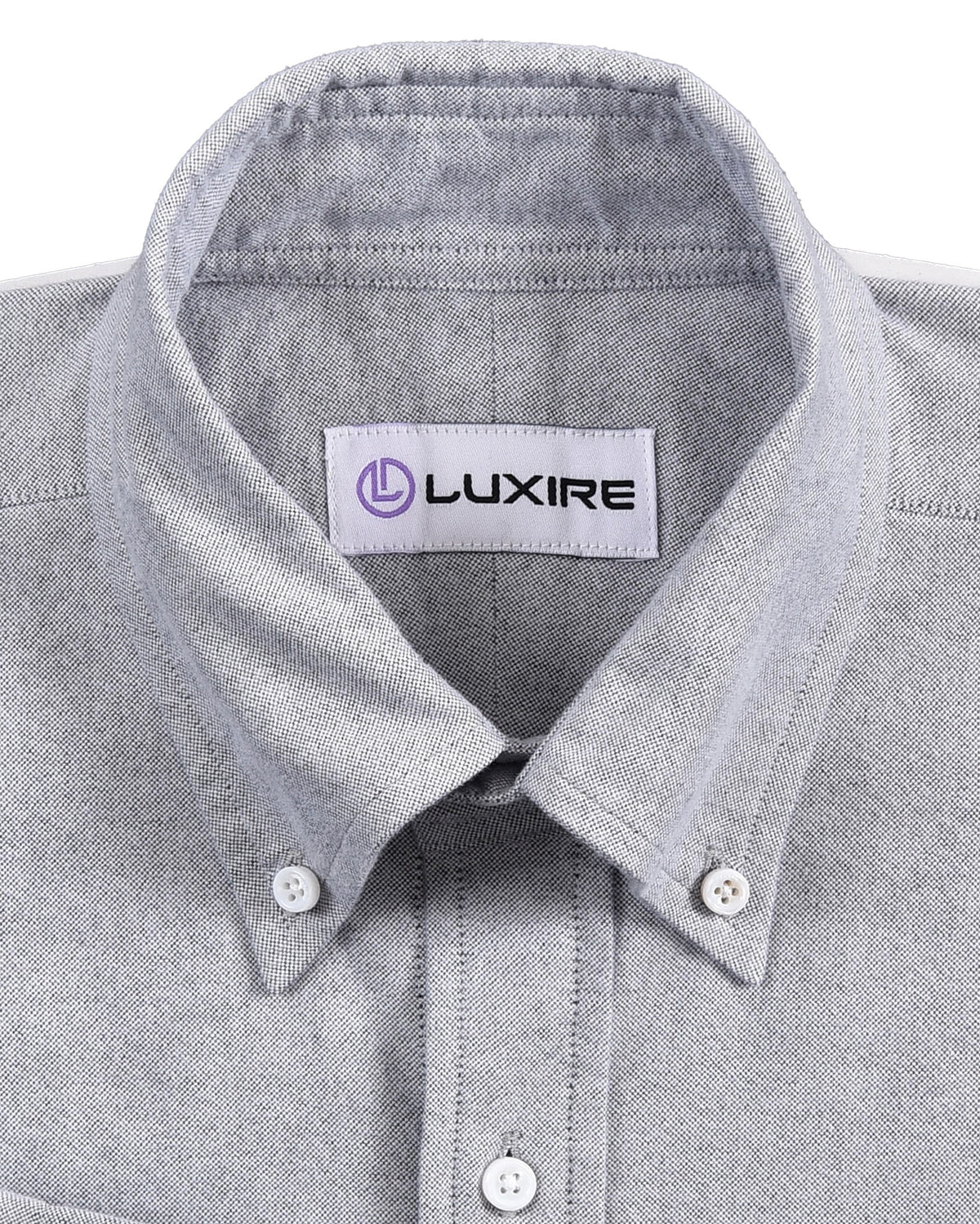 Grey Brushed Oxford - 2
