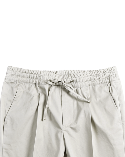 Beige Drawstring Pants