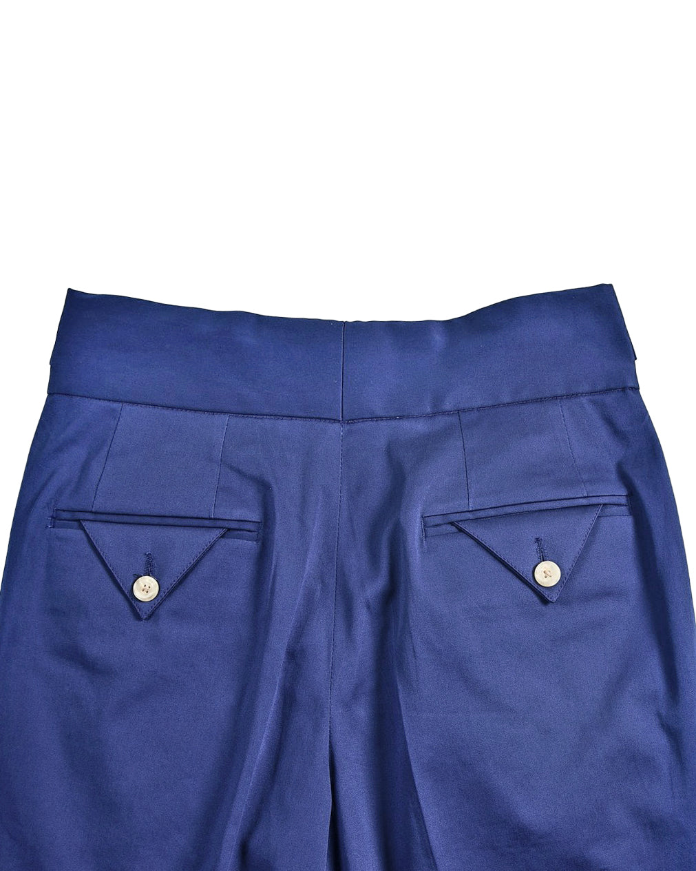 Dark Royal Blue Satin Cotton - 6