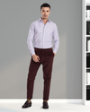 Navy Pink Tattersall Shirt