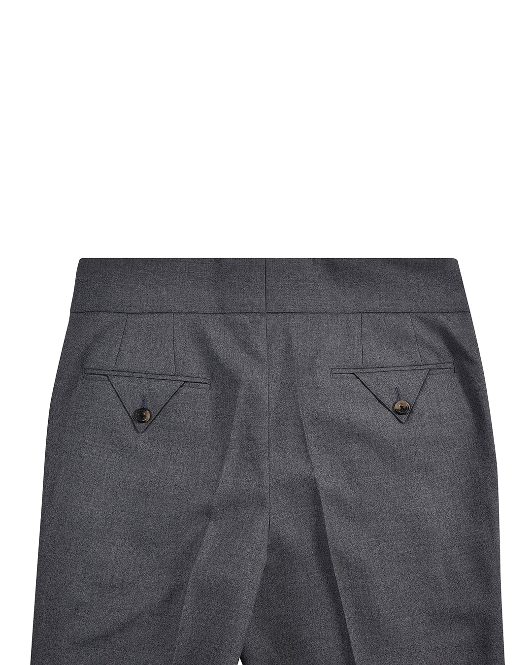 Gurkha Pant in Dugdale New Fine Worsted Tropical Wool - Grey - 4