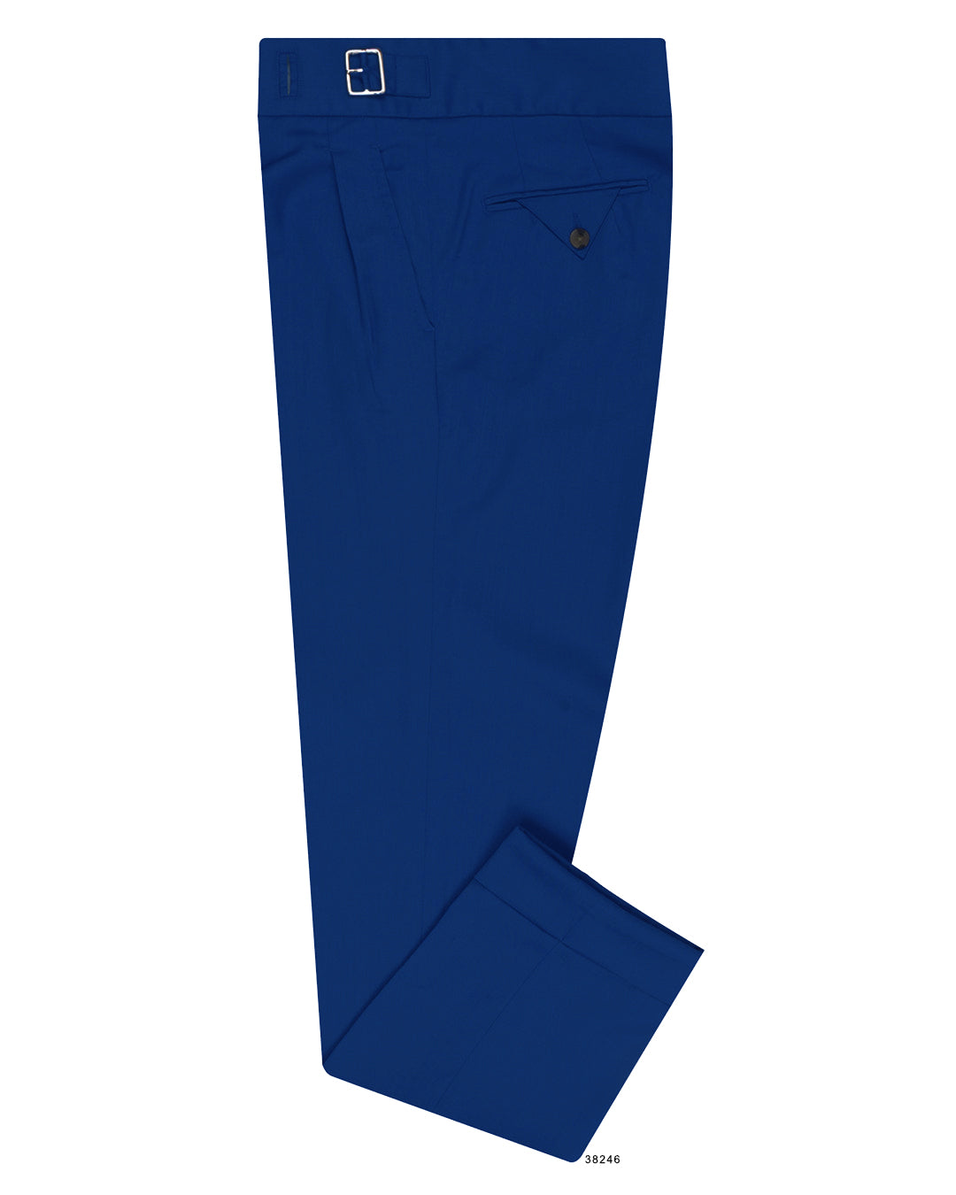 Gurkha Pant in VBC 100% Wool: Royal Blue Twill - 1