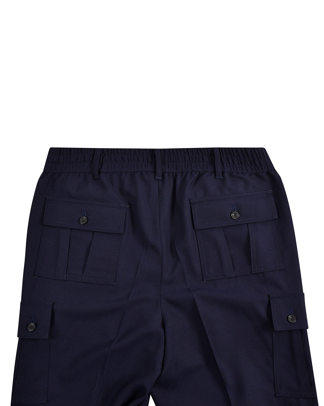 VBC - 4 Ply Tropical Wool: Navy Cargo Pant - 4