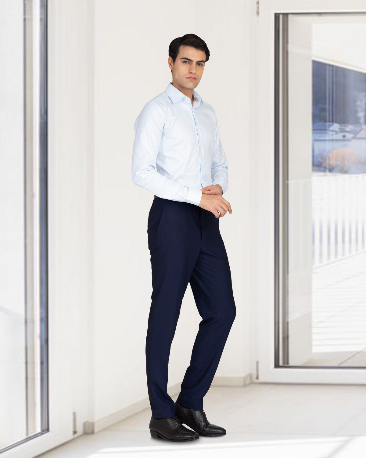 Brembana Business Blue Royal Oxford : 2-Ply Giza - 3