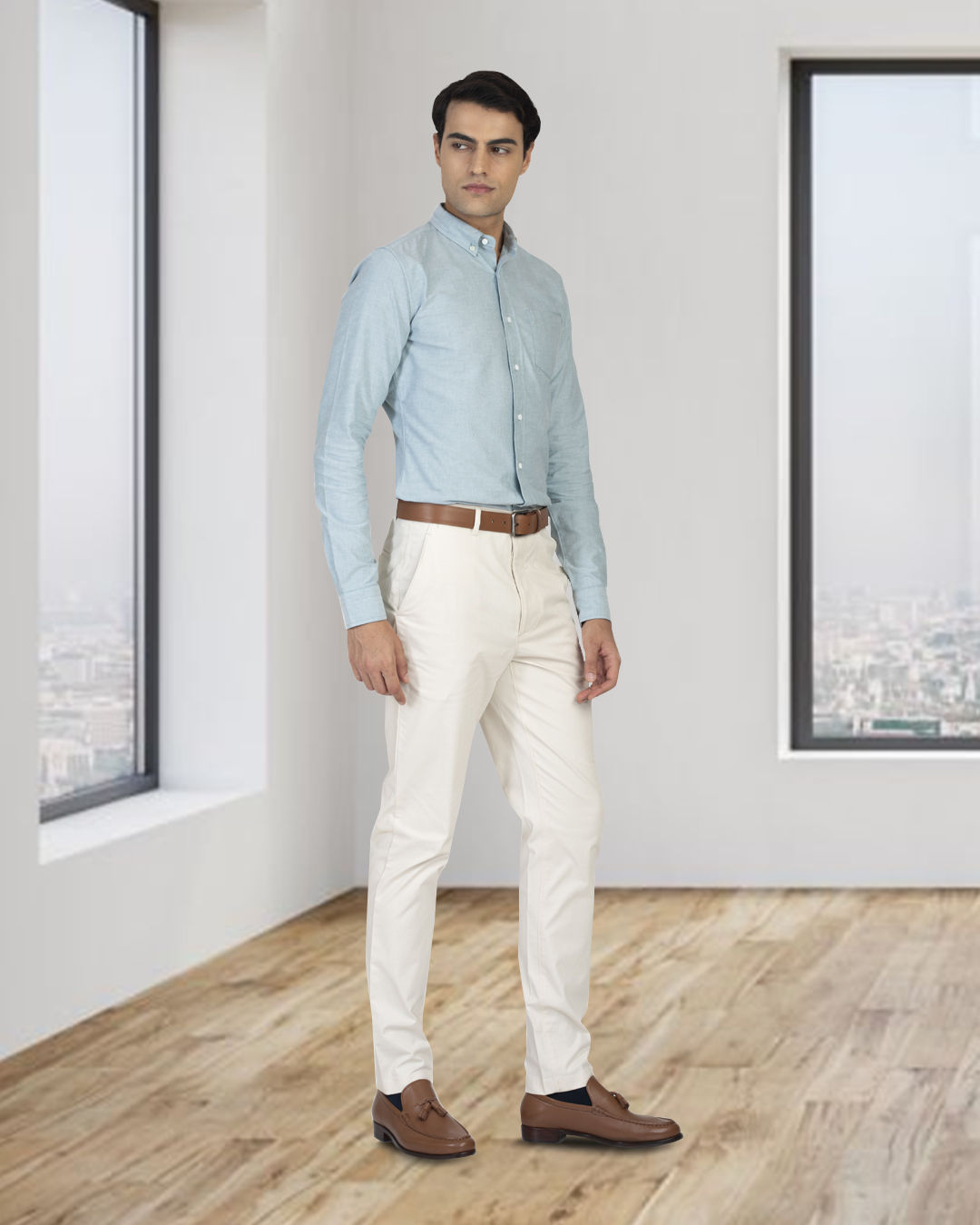 Mint Green Oxford Shirt - 5