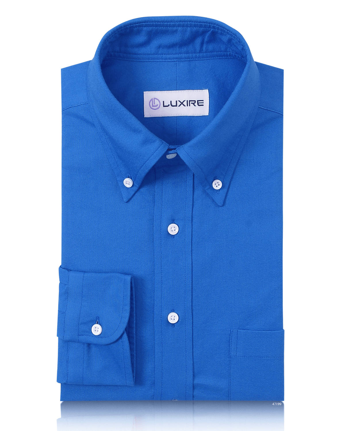 Royal Blue Pinpoint Oxford Shirt - 1