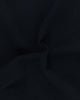 Close up fabric of the custom oxford polo shirt for men by Luxire in dark blue