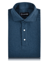 Dark Blue Grey Polo T-Shirt