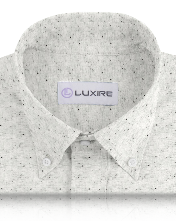 Speckled Light Grey Polo Shirt - 2