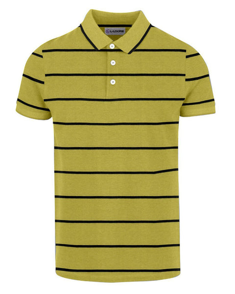 Yellow With Black Horizontal Stripes