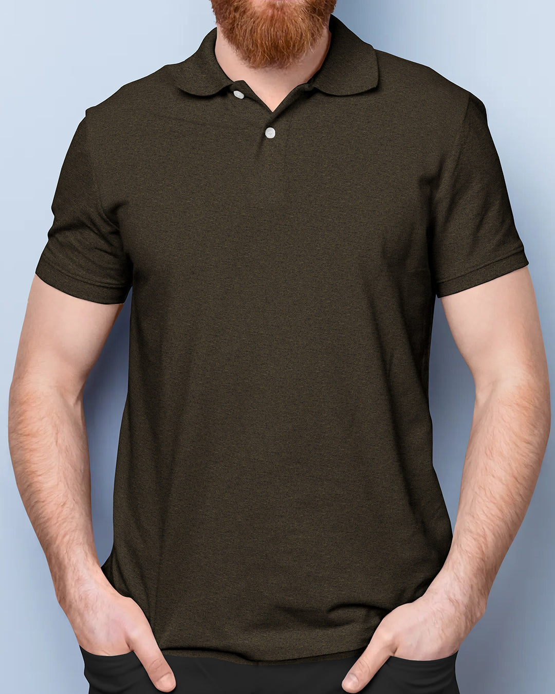 Dark Olive Green T-Shirt - 1