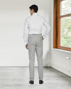 Greenish- Grey Linen Gingham Shirt