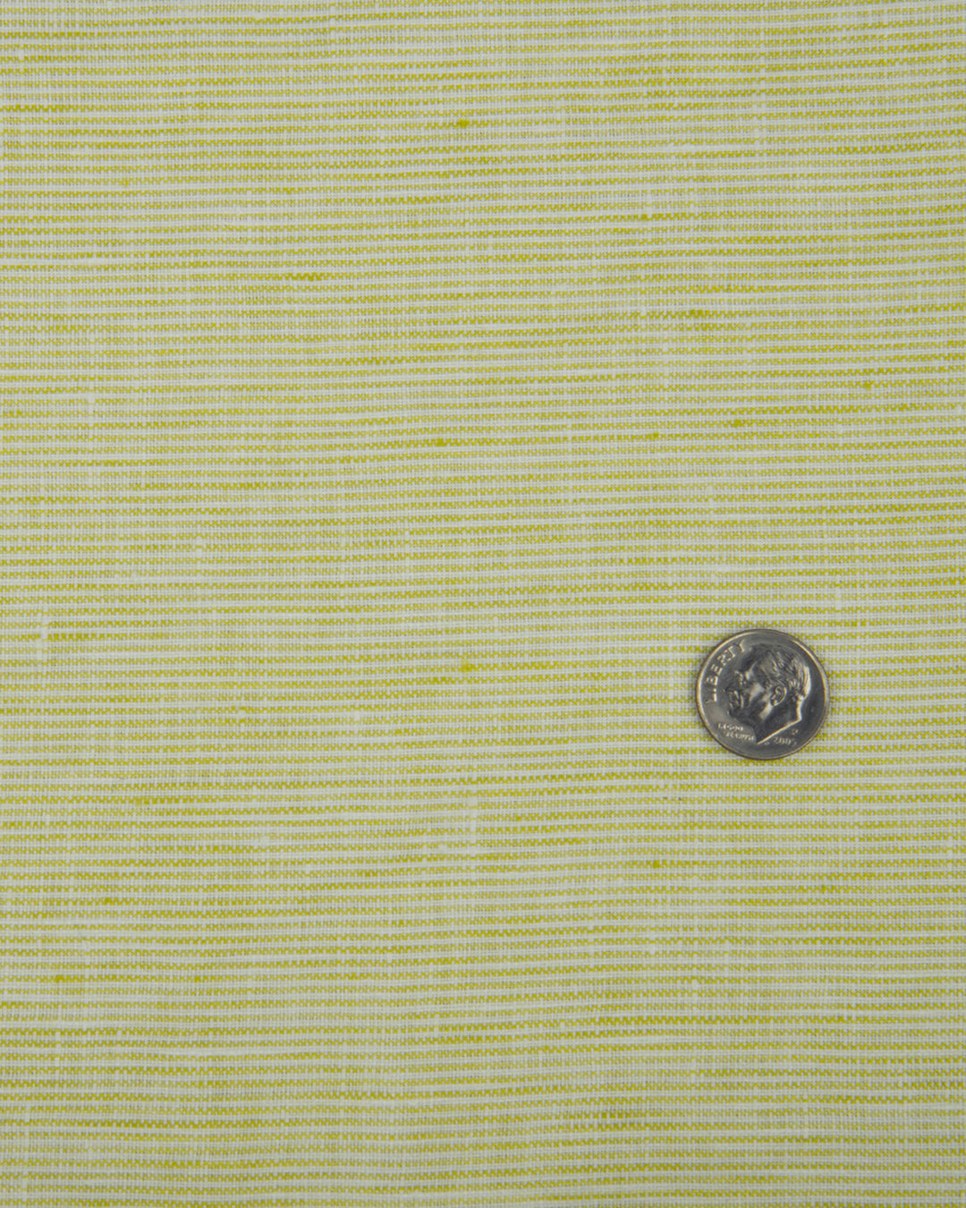 Linen: Lemon Green Pin Stripes - 4