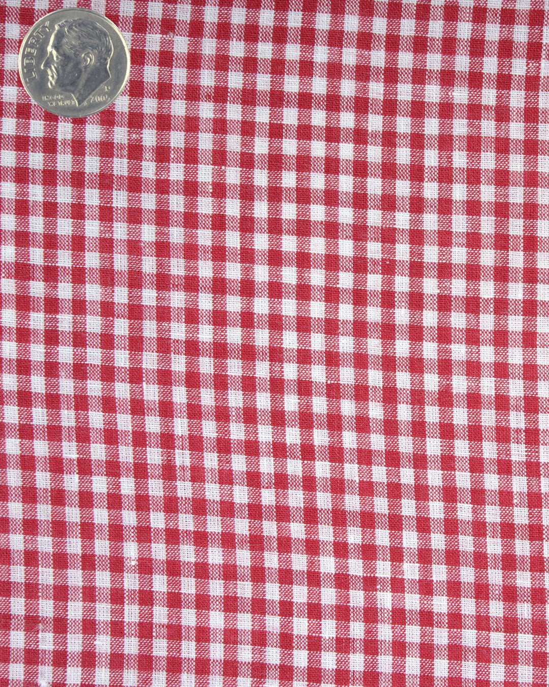Linen:Red Gingham Checks - 4
