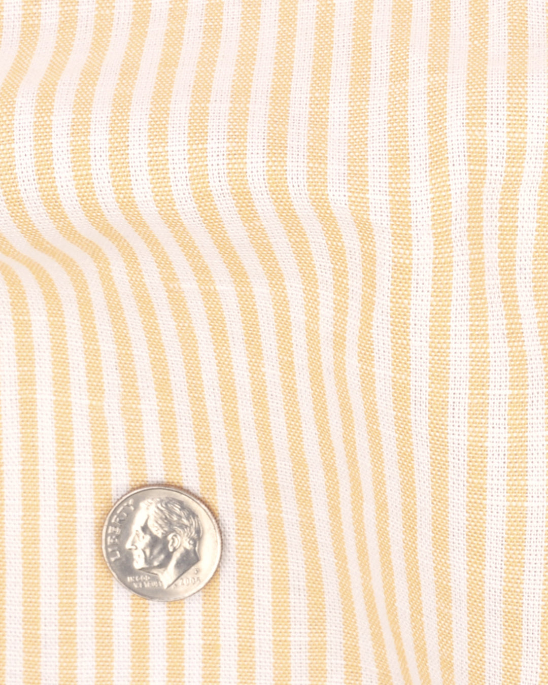 Linen: Yellow Candy Stripes - 5