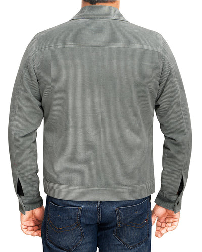 Modrone Duck-Egg Corduroy Jacket