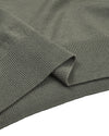 EZS Merino Wool Pale Olive  Long Sleeve Polo