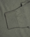 EZS Merino Wool Pale Olive  Long Sleeve Polo