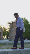 Linen Vintage Cream Birdseye Shirt Jacket