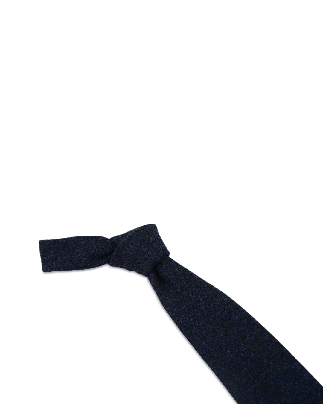 Dark Blue Flannel Tie - 3