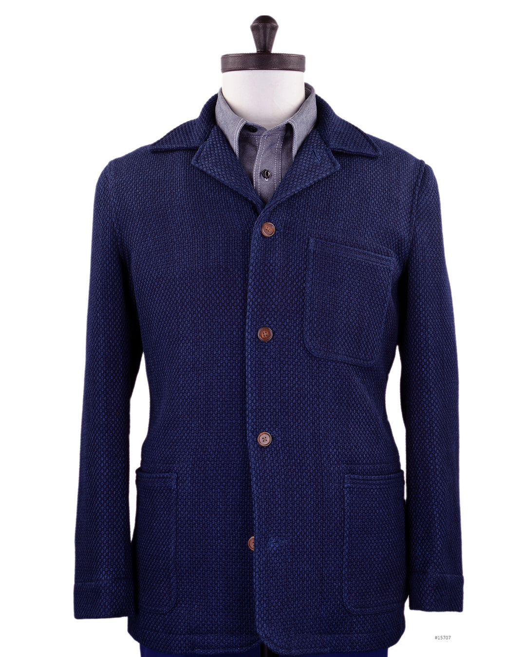 Indigo Heavy Sashiko Jacket - 3