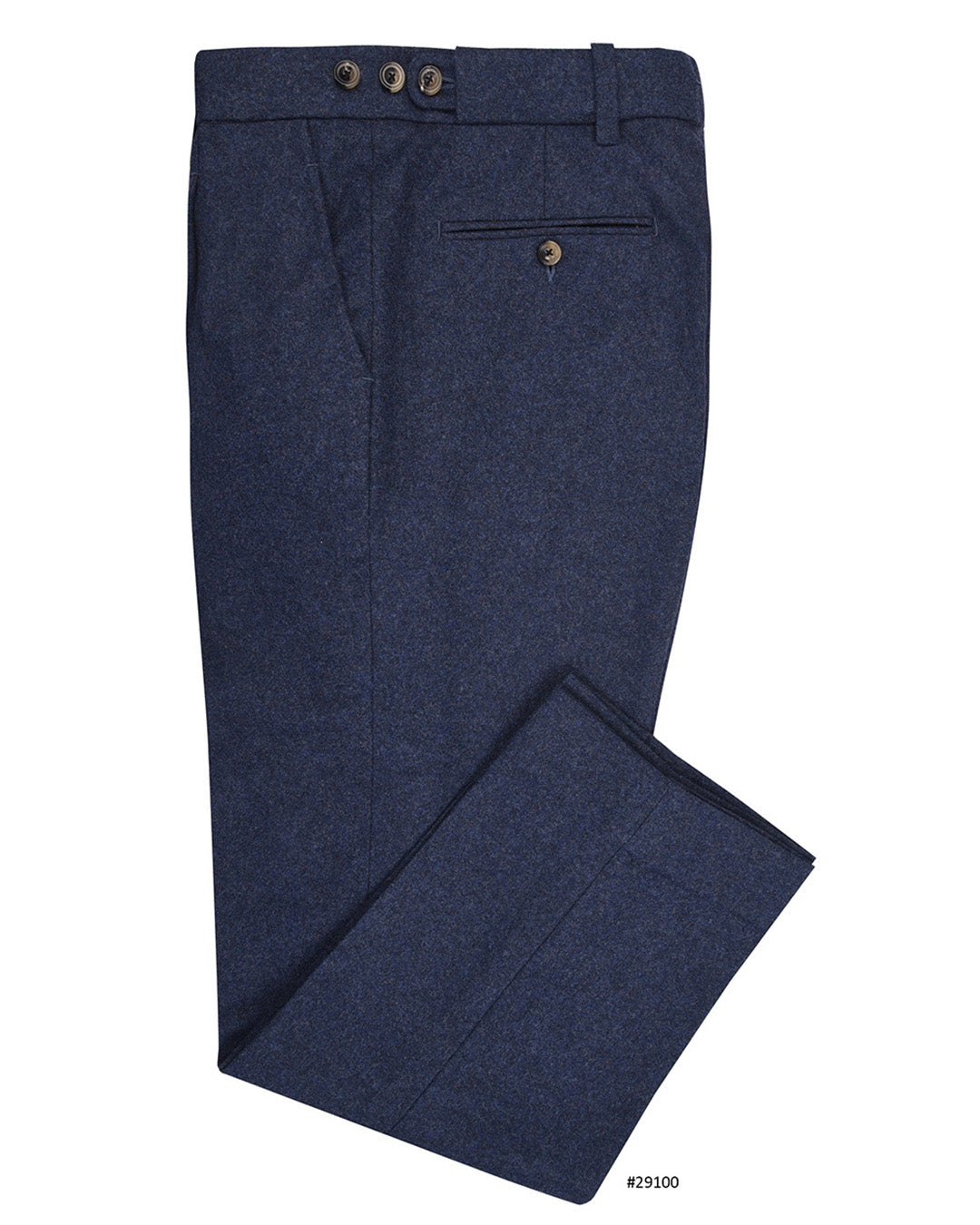 Minnis Flannel: Blue Twill Pants - 1