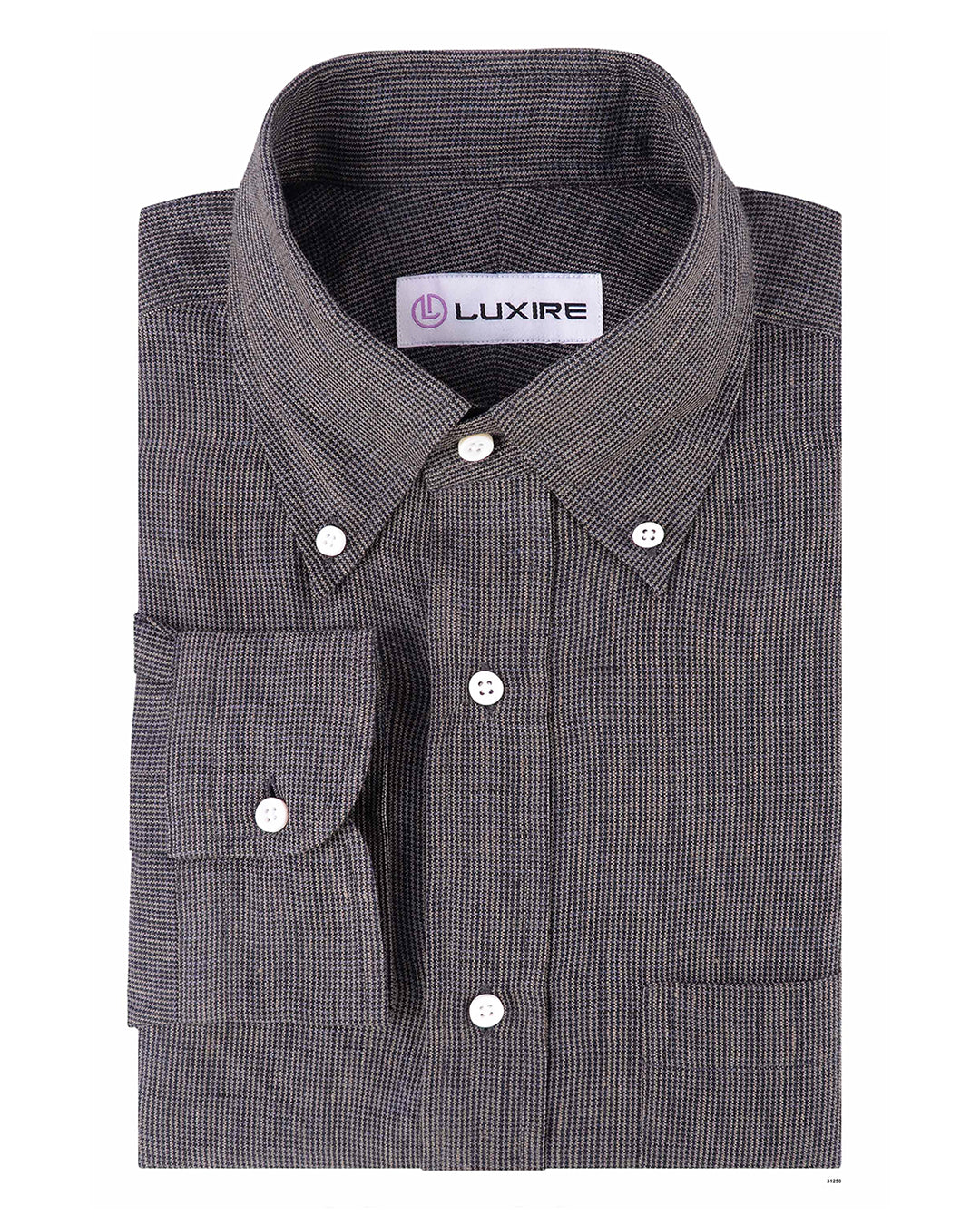 Brown Black Linen - 1