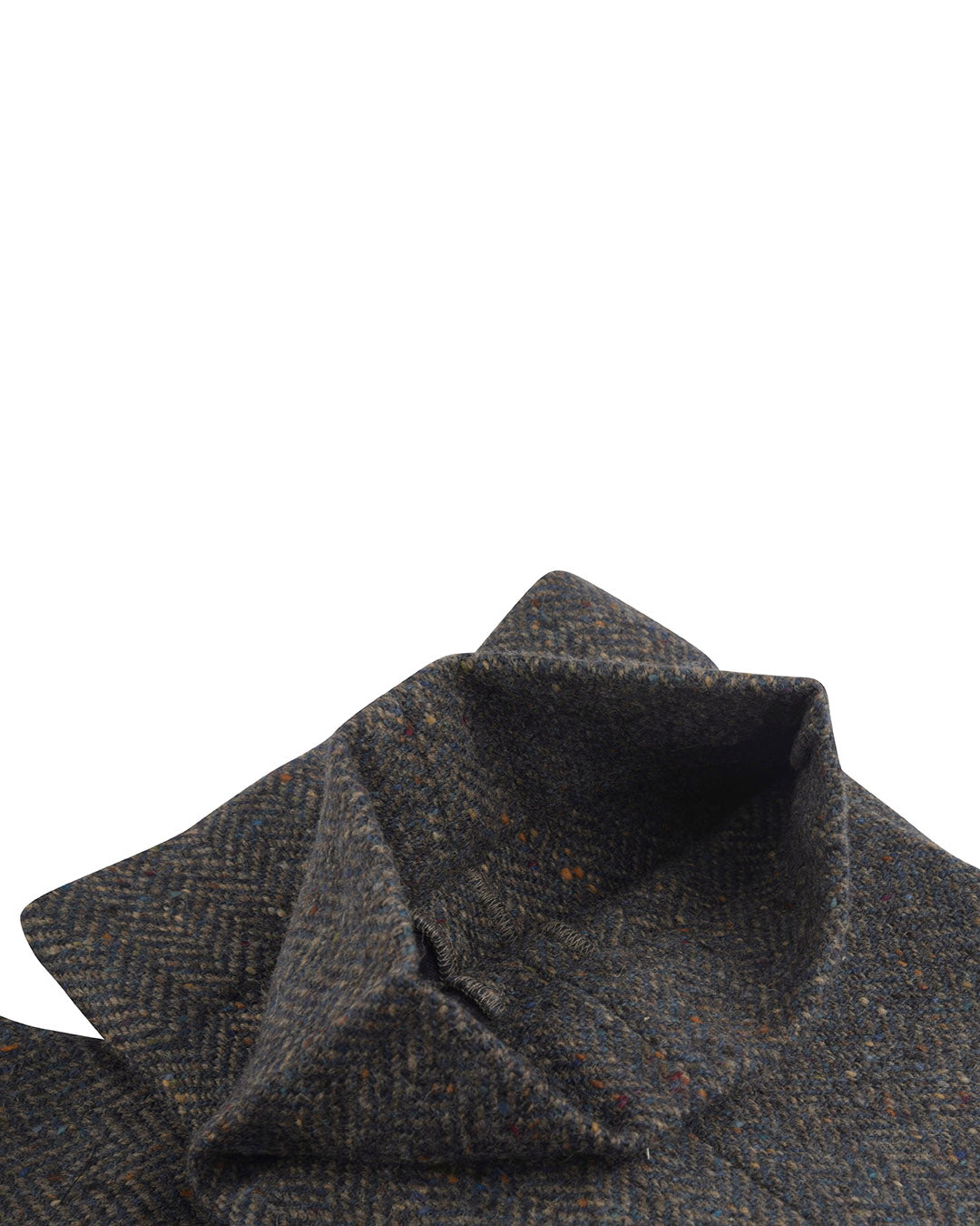 Molloy Herringbone Donegal Tweed Pants - Indigo - 6