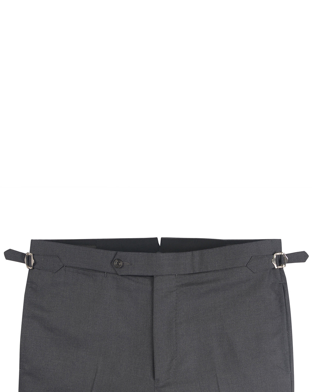 VBC Plain Charcoal Grey Twill Pants - 2