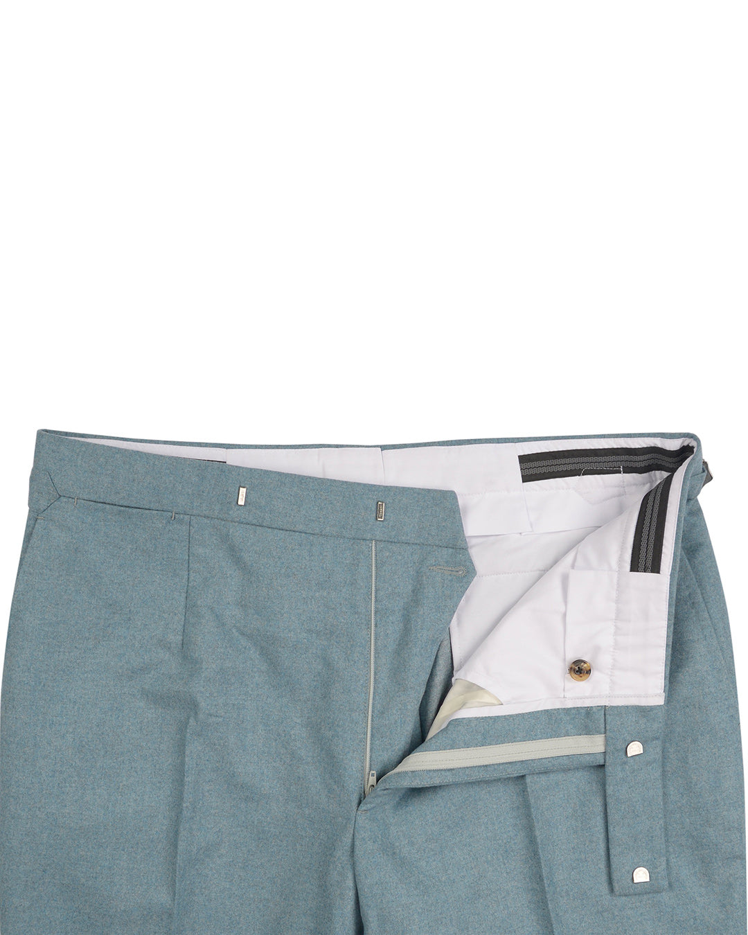 Drapers Sky Blue Flannel Pants - 3