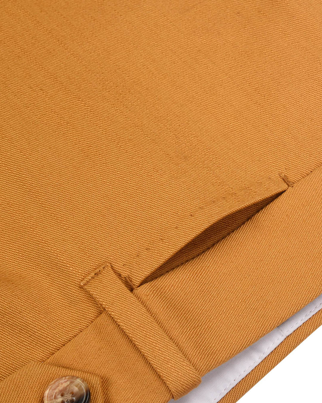 Golden Yellow Stretchable Pants - 2