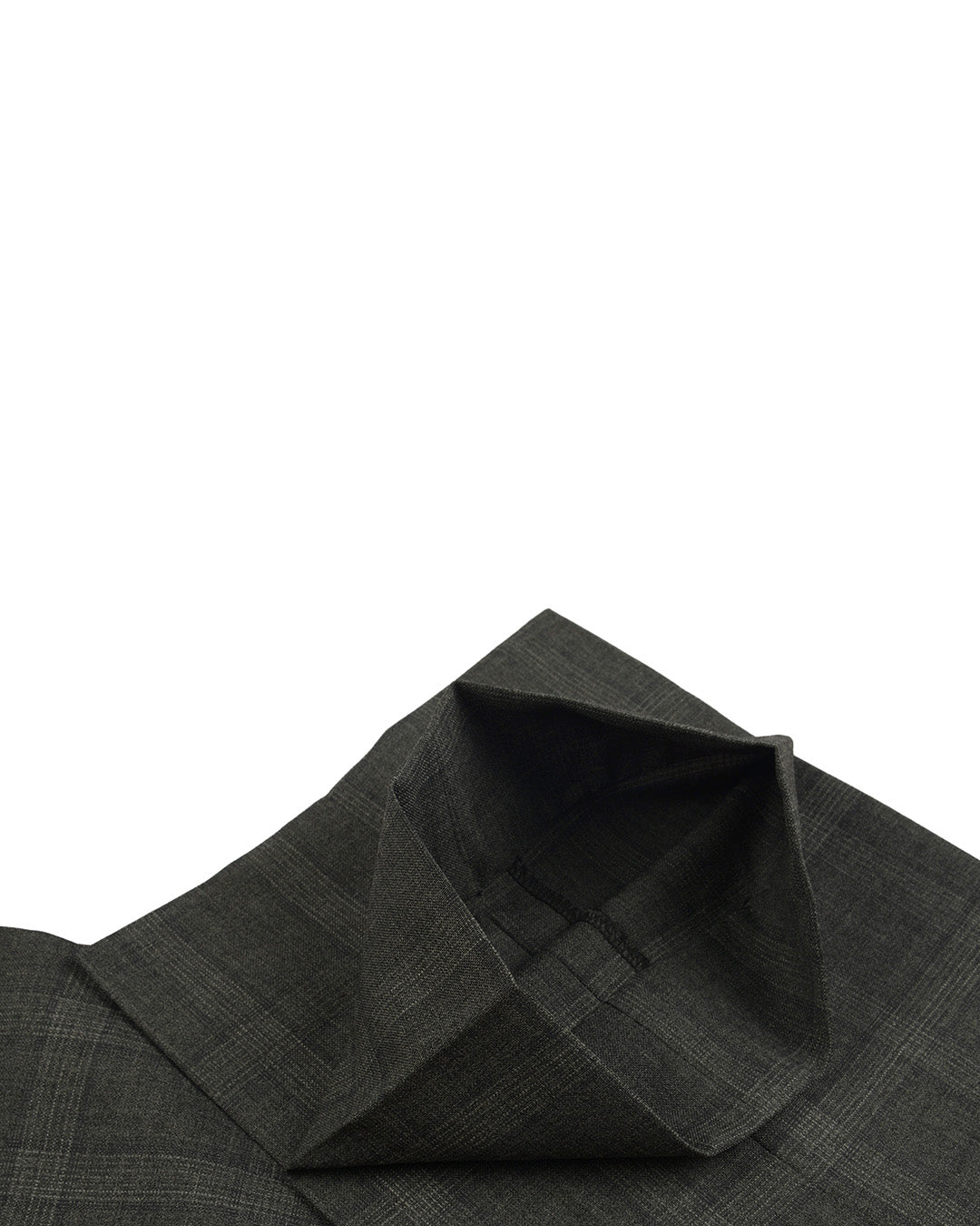Loro Piana: Dark Grey Tartan Checks - 6