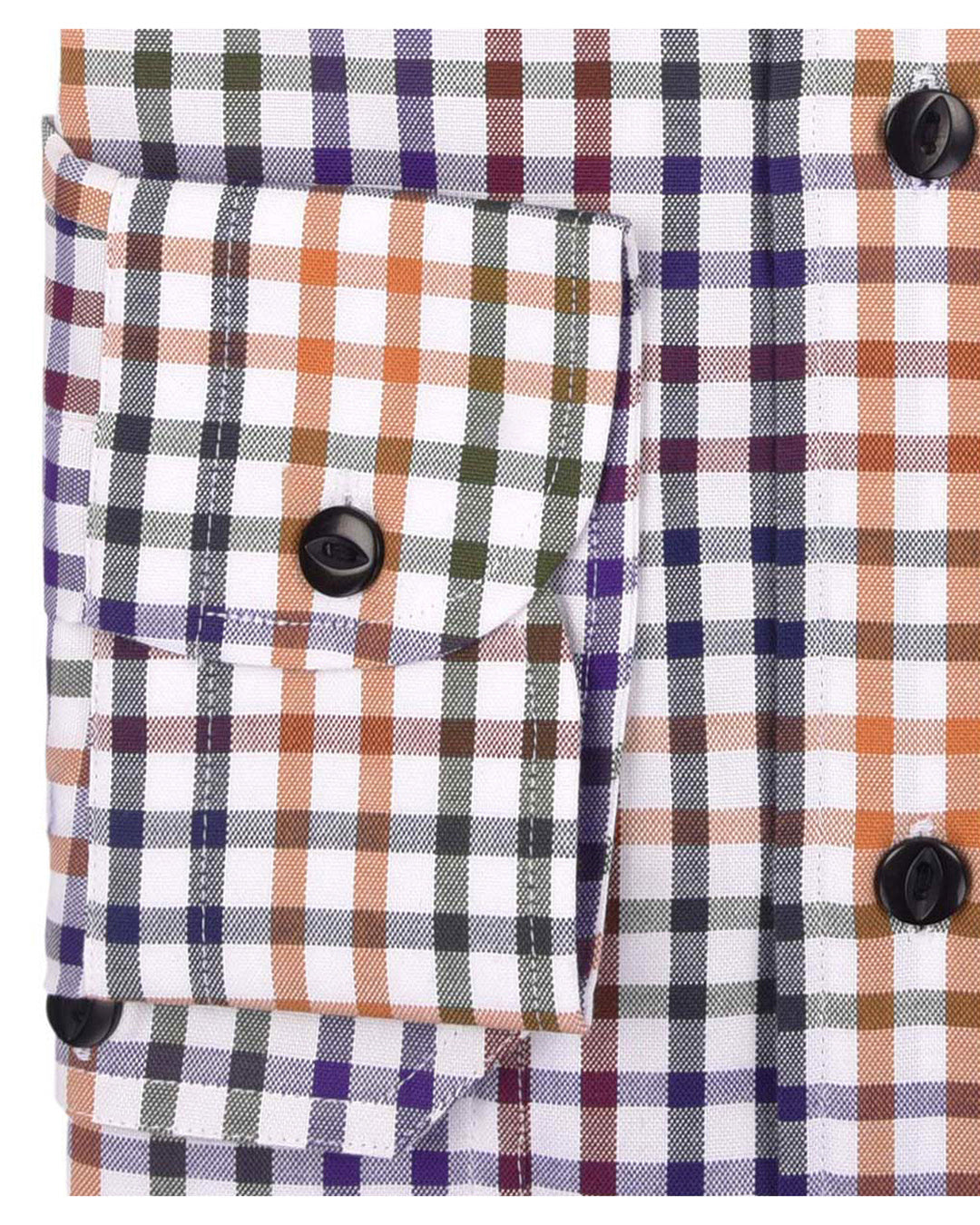 Country Checks Red Purple Green Oxford - 3