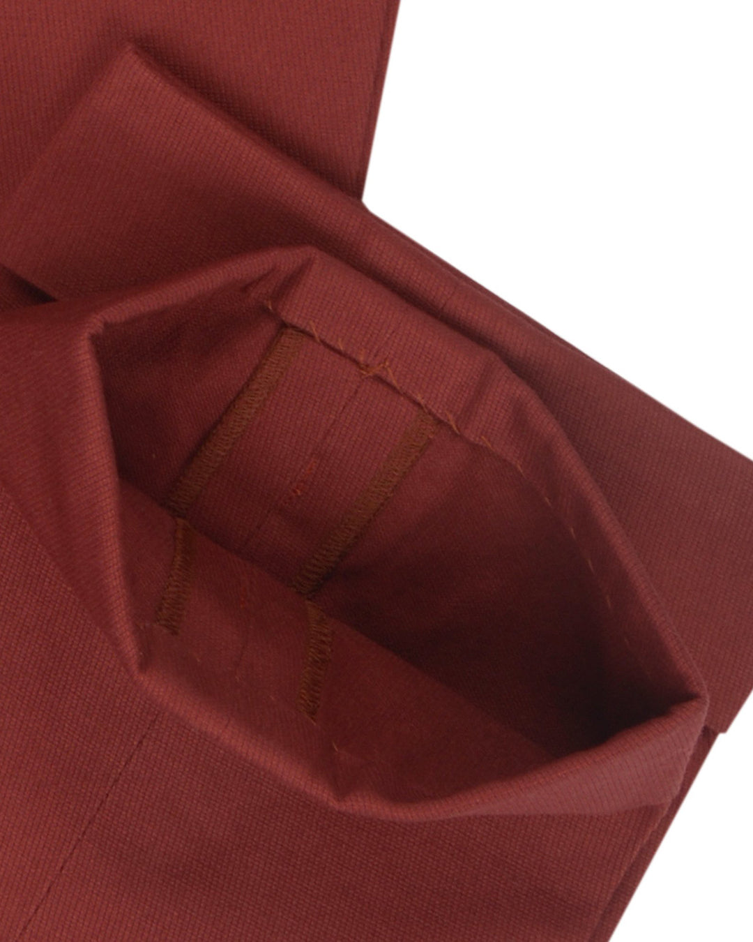 Brisbane Moss Maroon Cotton Cavalry Twill - 5