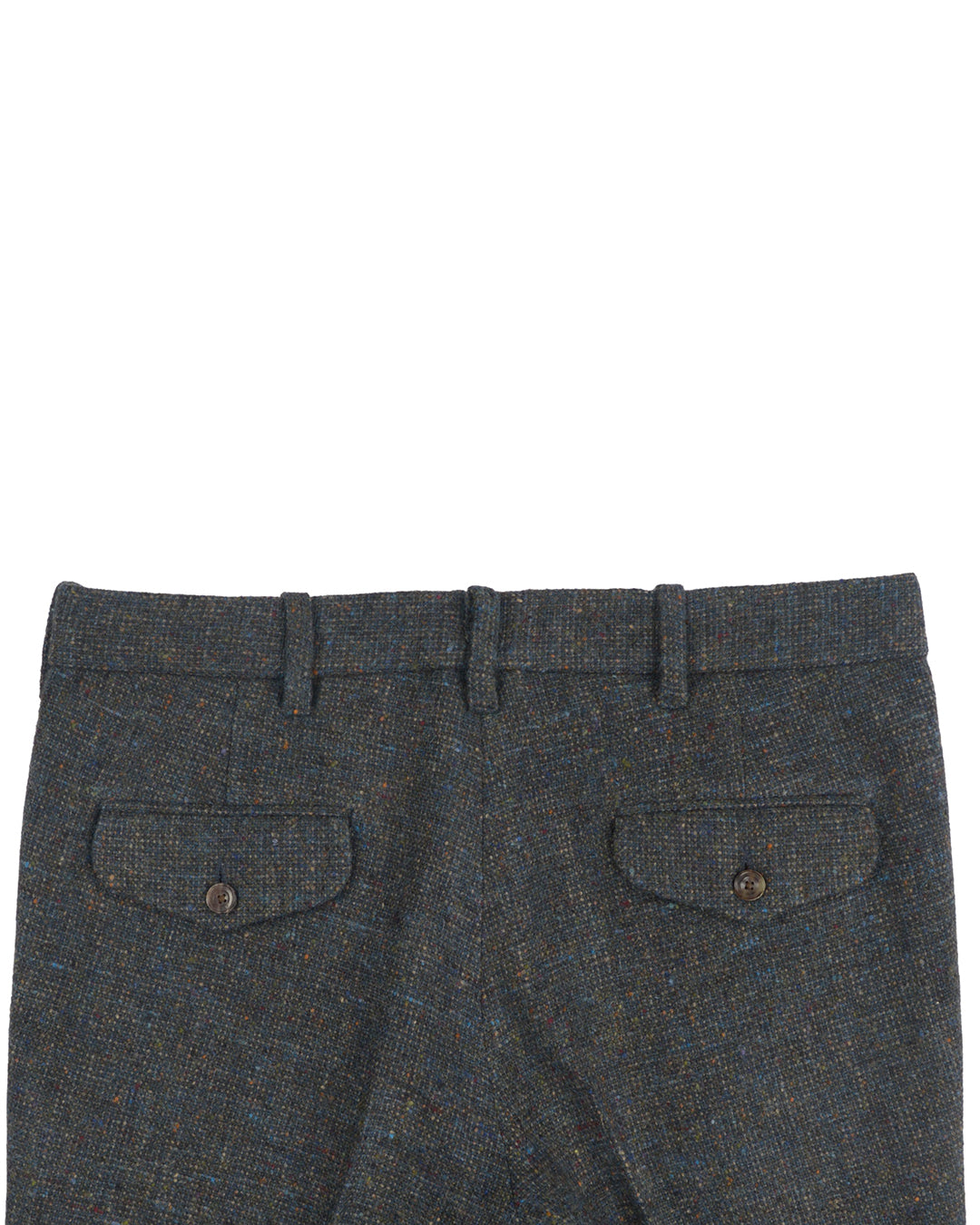 Molloy Plain Donegal Tweed Pants - Pine Green - 4