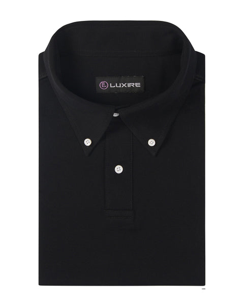 Coal Black Polo T-shirt