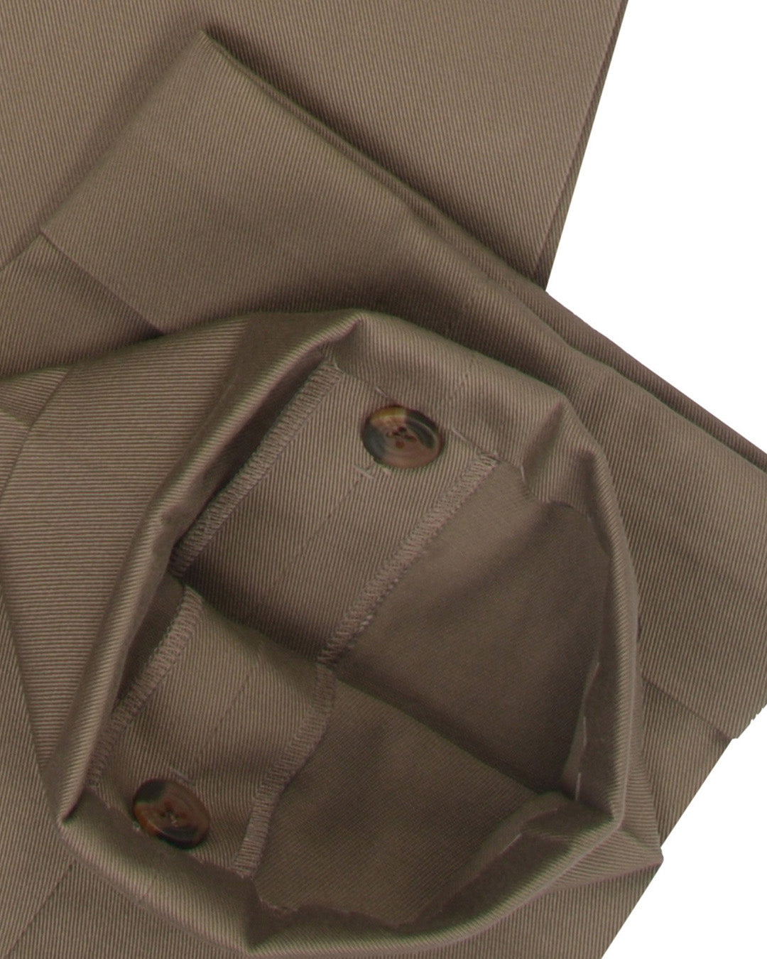 Drab Brown Twill Chino - 4