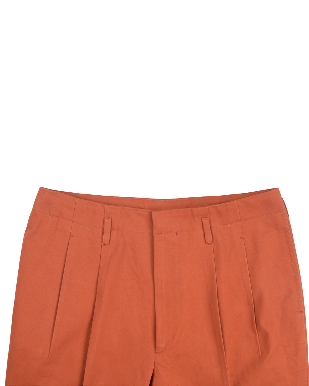 Soft Burnt Orange Twill Chino - 2
