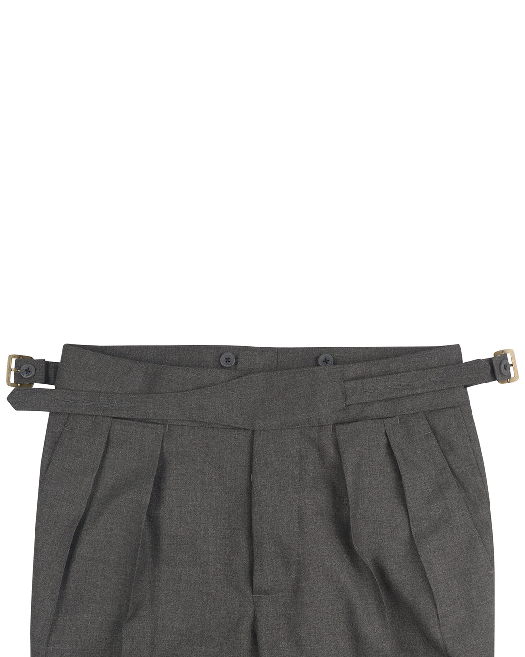 Holland & Sherry Crispaire Dark Grey Solid - 3