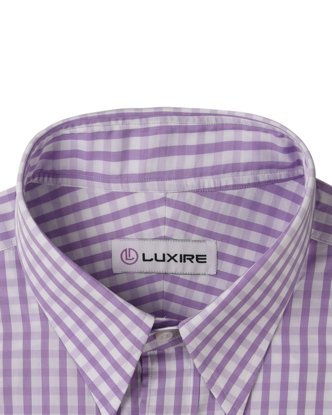 Purple Checks on White - 2