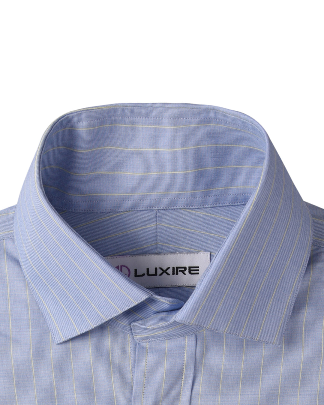 Yellow Pin Stripes on Blue End on End - 2