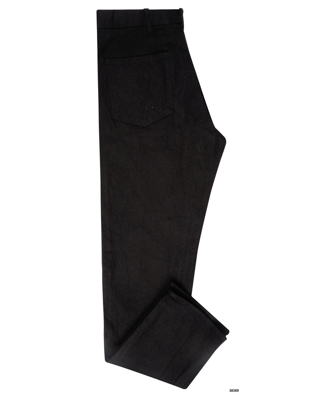 Sondrio Cotton: Black Heavy Denim Twill - 1